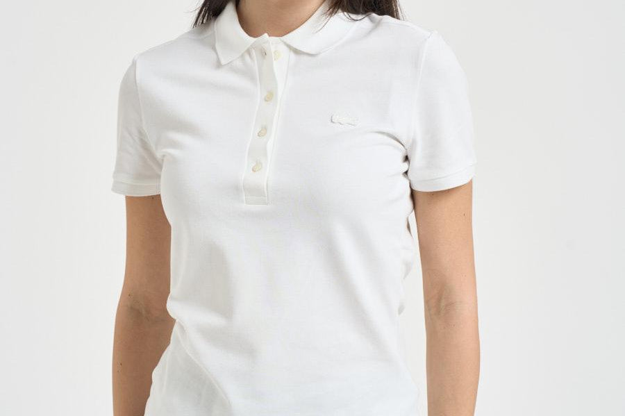 Polo donna bianca PF5462 001 LACOSTE 