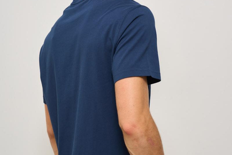 T-shirt uomo girocollo blu SPECIALSUMMER 61EMB MC2 SAINT BARTH 