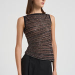Modello senza maniche con scollo rotondo K0H BK01CLS80E3 MISSONI 