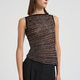 Modello senza maniche con scollo rotondo K0H BK01CLS80E3 MISSONI 