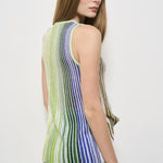 Top donna girocollo a righe DS25SK0U BK042DSM9N9 MISSONI 