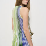 Top donna girocollo a righe DS25SK0U BK042DSM9N9 MISSONI 