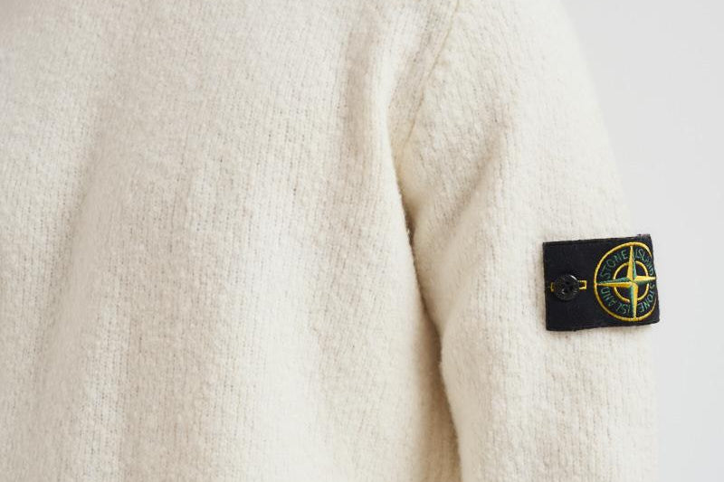 Maglia uomo girocollo panna 5100056 S00N2V0093 STONE ISLAND 