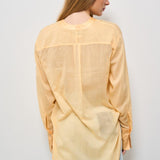 Camicia donna arancione semitrasparente 13894 SOLE FORTE FORTE 