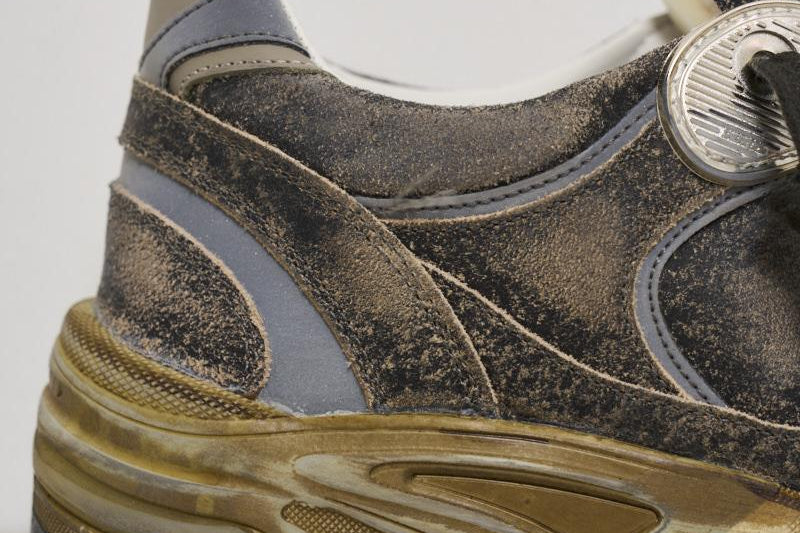 Sneakers uomo Running Dad verdi GMF00199 F00664982841 GOLDEN GOOSE 