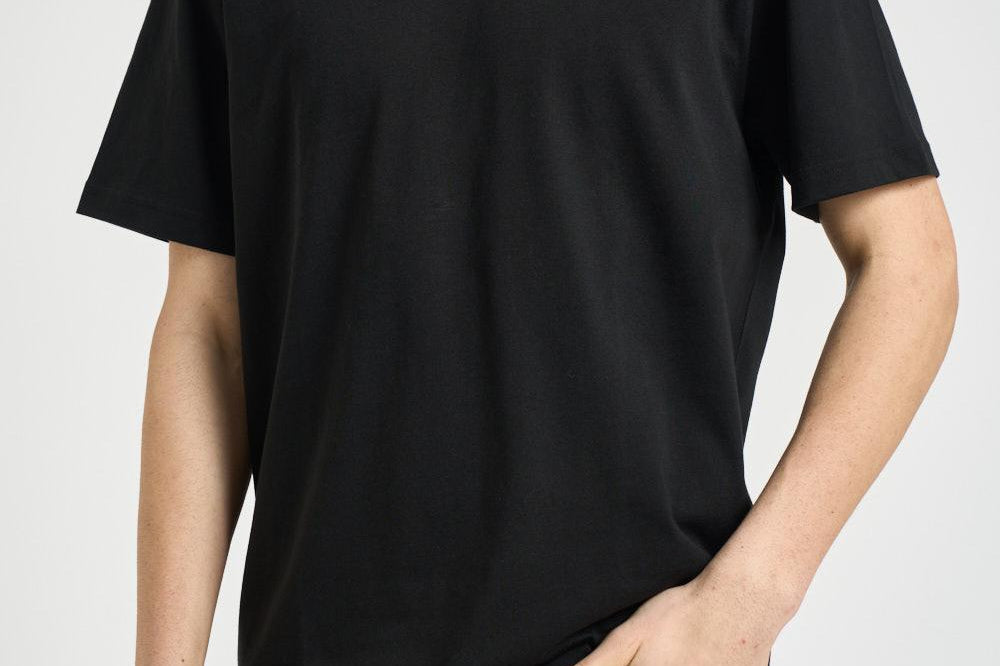 T-shirt uomo girocollo nera TH7318 031 LACOSTE 