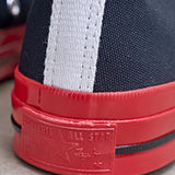 Converse x Comme des Garçons PLAY Chuck 70 High Red Sole K124 BLACK COMME DES GARCON PLAY 