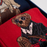 Set 3 calze fantasia Polo Bear natalizia 449P04717 001 RALPH LAUREN 