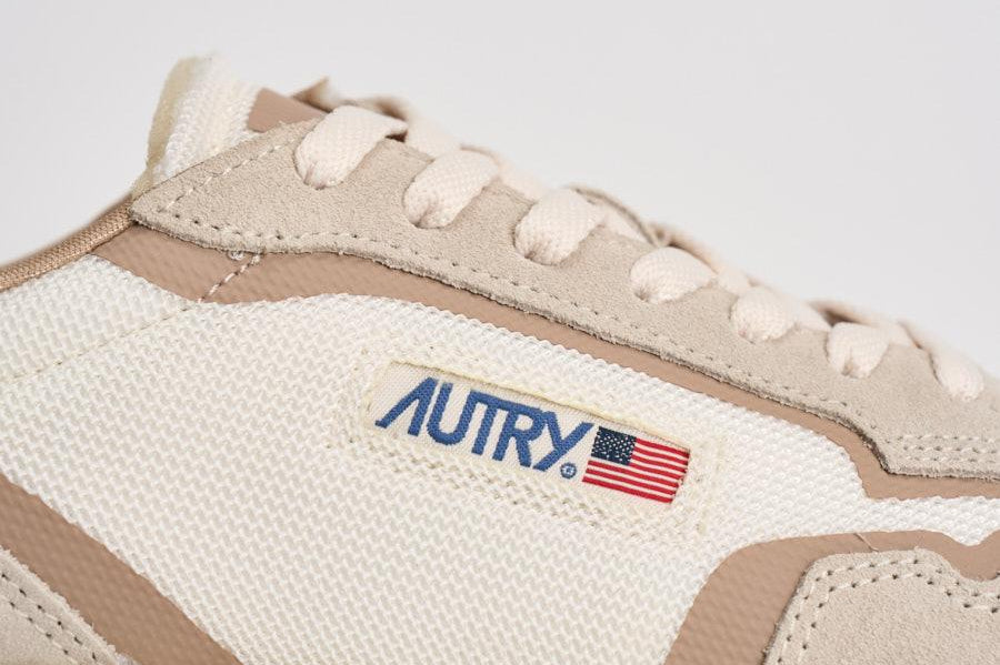 Sneakers uomo Wild pace beige e bianca LDLM AK03 AUTRY 