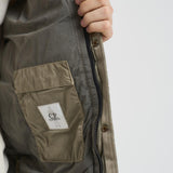 Piumino uomo trapuntato grigio pietra 19CMOW012A 005904G356 C.P. COMPANY 