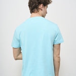 T-shirt uomo girocollo celeste 710671438 407 RALPH LAUREN 