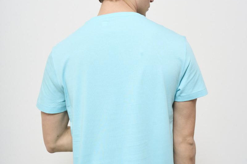 T-shirt uomo girocollo celeste 710671438 407 RALPH LAUREN 