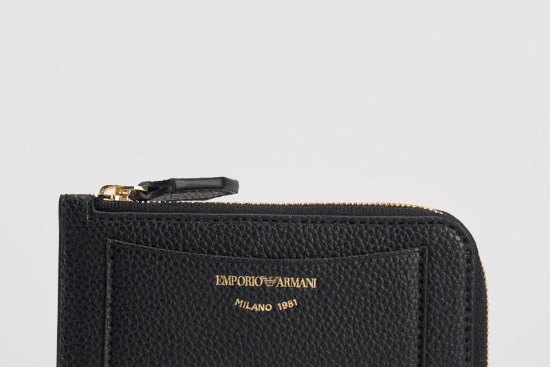 Portafoglio donna nero EW000367 AF11953UC001 EMPORIO ARMANI 