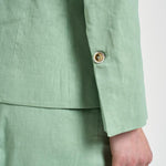 Giacca donna monopetto verde menta 106597 A34I FREDAT80 PINKO 
