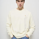 Felpa donna girocollo panna 710916689 003 RALPH LAUREN 