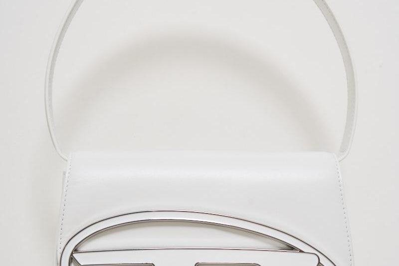 Borsa donna 1DR in pelle bianca X08396 PR818T1003 DIESEL 