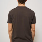 T-shirt uomo girocollo marrone K102821 21 KANGRA 
