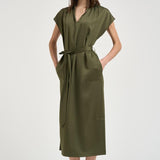 Abito donna chemisier verde militare 31325 0328LAUREL GREEN FILIPPA K 