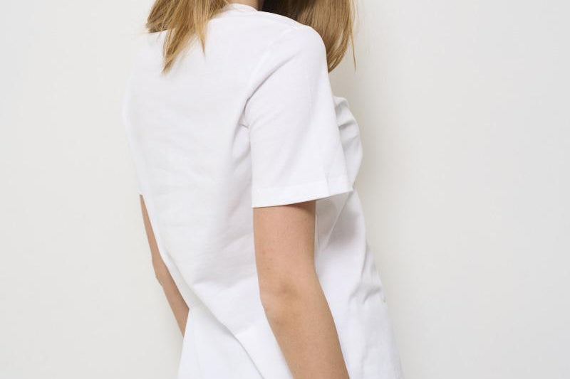 T-shirt donna girocollo bianca MA002 270 ELISABETTA FRANCHI 