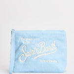 Pochette donna Aline in lino celeste ALINESOFTLINEN 31 MC2 SAINT BARTH 