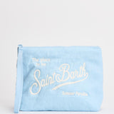 Pochette donna Aline in lino celeste ALINESOFTLINEN 31 MC2 SAINT BARTH 