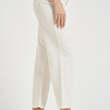 Jeans donna gamba dritta crema JILL 8800WHITE ICON DENIM 
