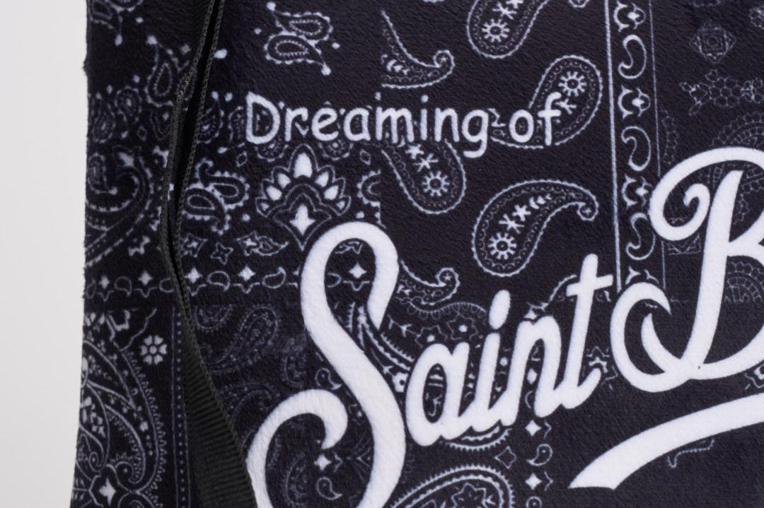 Pochette donna Aline fantasia bandana nera ALINE WBANDPLAID00 MC2 SAINT BARTH 