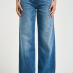 Jeans donna Rerun in denim blu 12488 1230HUF MOTHER 