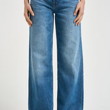 Jeans donna Rerun in denim blu 12488 1230HUF MOTHER 