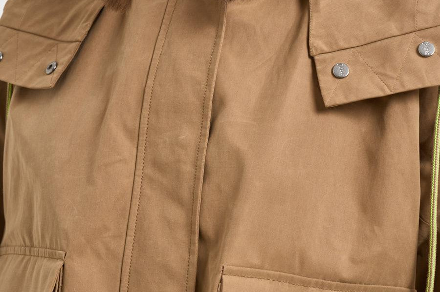 Giacca donna tessuto tecnico cammello GI000396D 133142157 HERNO 