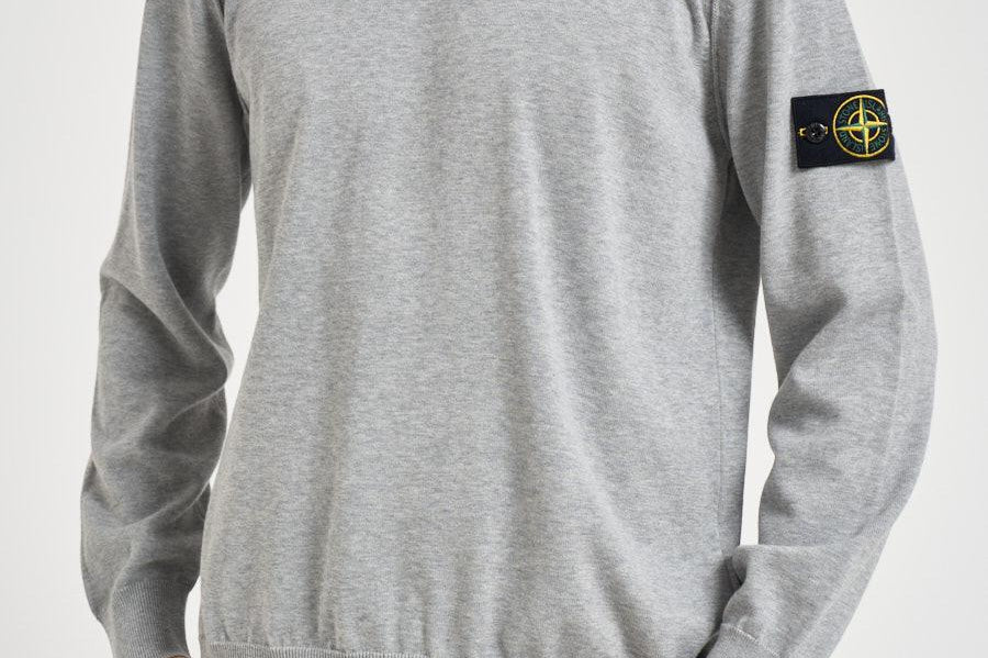Maglia uomo girocollo grigio 5100053 S00B2V0M61 STONE ISLAND 