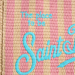 Borsa donna Colette in paglia a righe rosa COLETTESTRAWN 00407L MC2 SAINT BARTH 