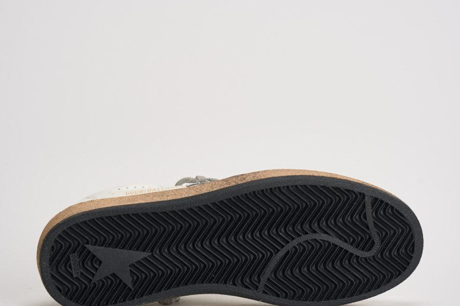 Sneakers donna Ball Star bianca e silver GWF00117 F00377311325 GOLDEN GOOSE 