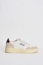 Sneakers donna medalist low in suede e bordeaux. AULW LS18 AUTRY 