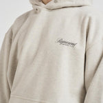 Felpa uomo con cappuccio grigio chiaro OCM41200 CREAMMARL REPRESENT 
