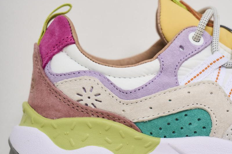 Sneakers donna Yamano 3 grigia 1I29 LIGHTLILACWHITE FLOWER MOUNTAIN 