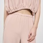 Top donna rosa cropped F5SS11 F47 LIVIANA CONTI 