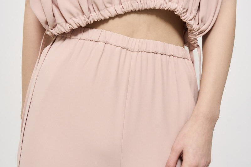 Top donna rosa cropped F5SS11 F47 LIVIANA CONTI 
