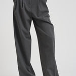 Pantalone sartoriale in lana donna GEM11S37 GRIGIO NINE IN THE MORNING 