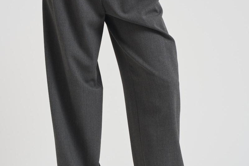 Pantalone sartoriale in lana donna GEM11S37 GRIGIO NINE IN THE MORNING 