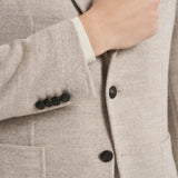 Giacca uomo monopetto in lana beige 1SMJ22K 0209A1143 TAGLIATORE 