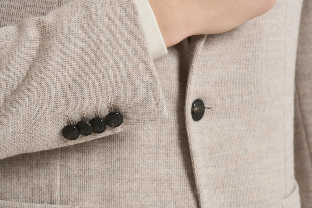 Giacca uomo monopetto in lana beige 1SMJ22K 0209A1143 TAGLIATORE 