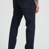 Jeans uomo gamba dritta in denim scuro COSMY 2849 TELA GENOVA 
