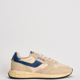 Sneakers reelwind low uomo beige e blu WWLM UT27 AUTRY 