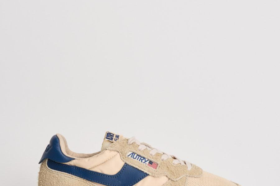 Sneakers reelwind low uomo beige e blu WWLM UT27 AUTRY 