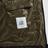 Piumino uomo trapuntato verde VE703A 683 C.P. COMPANY 