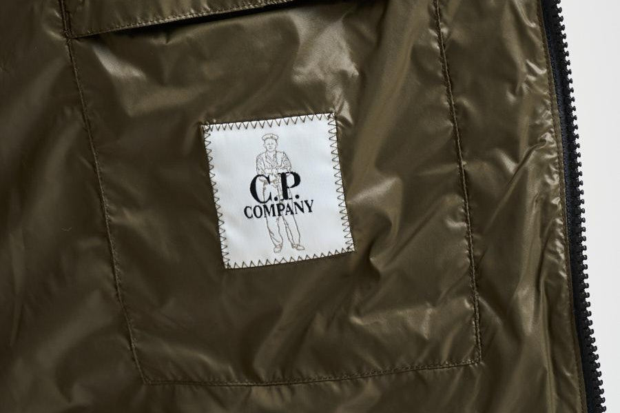 Piumino uomo trapuntato verde VE703A 683 C.P. COMPANY 