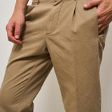 Pantalone uomo regular cammello ZR541W 90423510 INCOTEX 