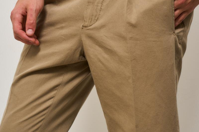 Pantalone uomo regular cammello ZR541W 90423510 INCOTEX 
