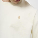 Felpa donna girocollo panna 710916689 003 RALPH LAUREN 